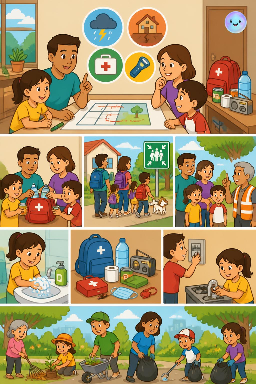 Cómo organizar a tu familia ante la emergencia