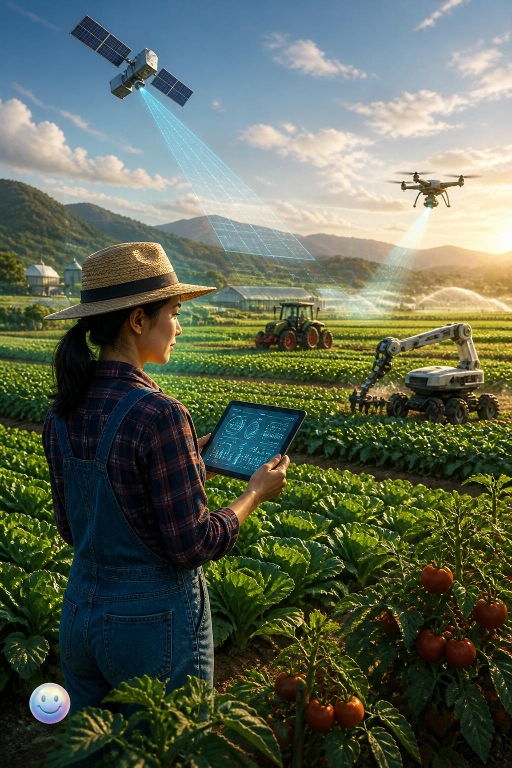 Farming with lasers and satellites