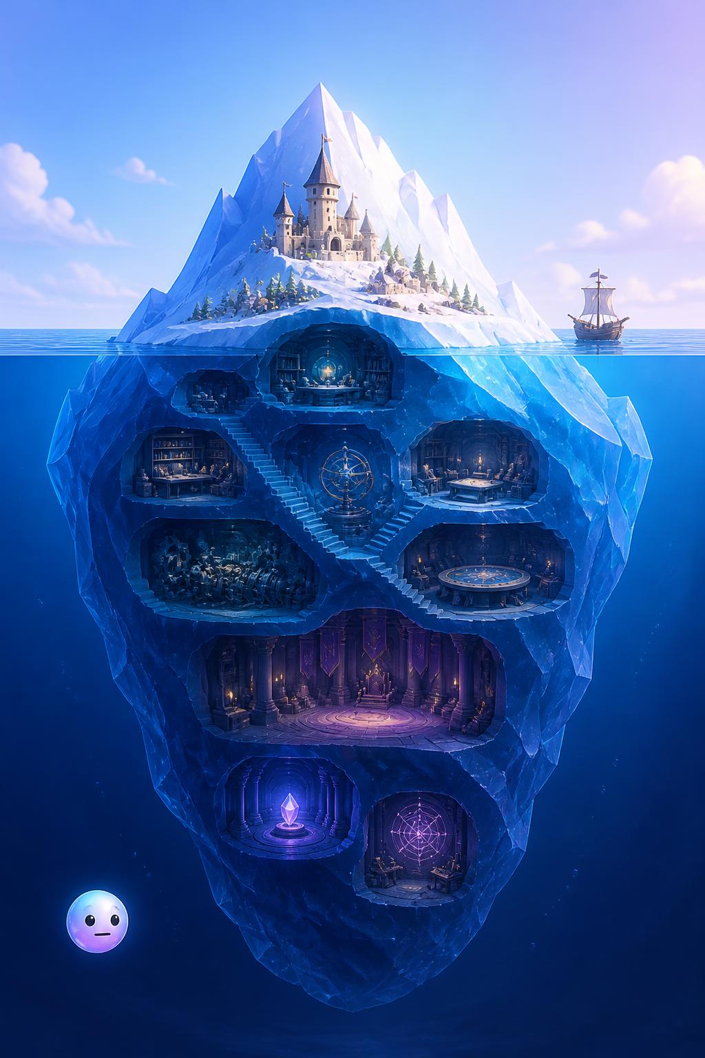 The iceberg theory of worldbuilding