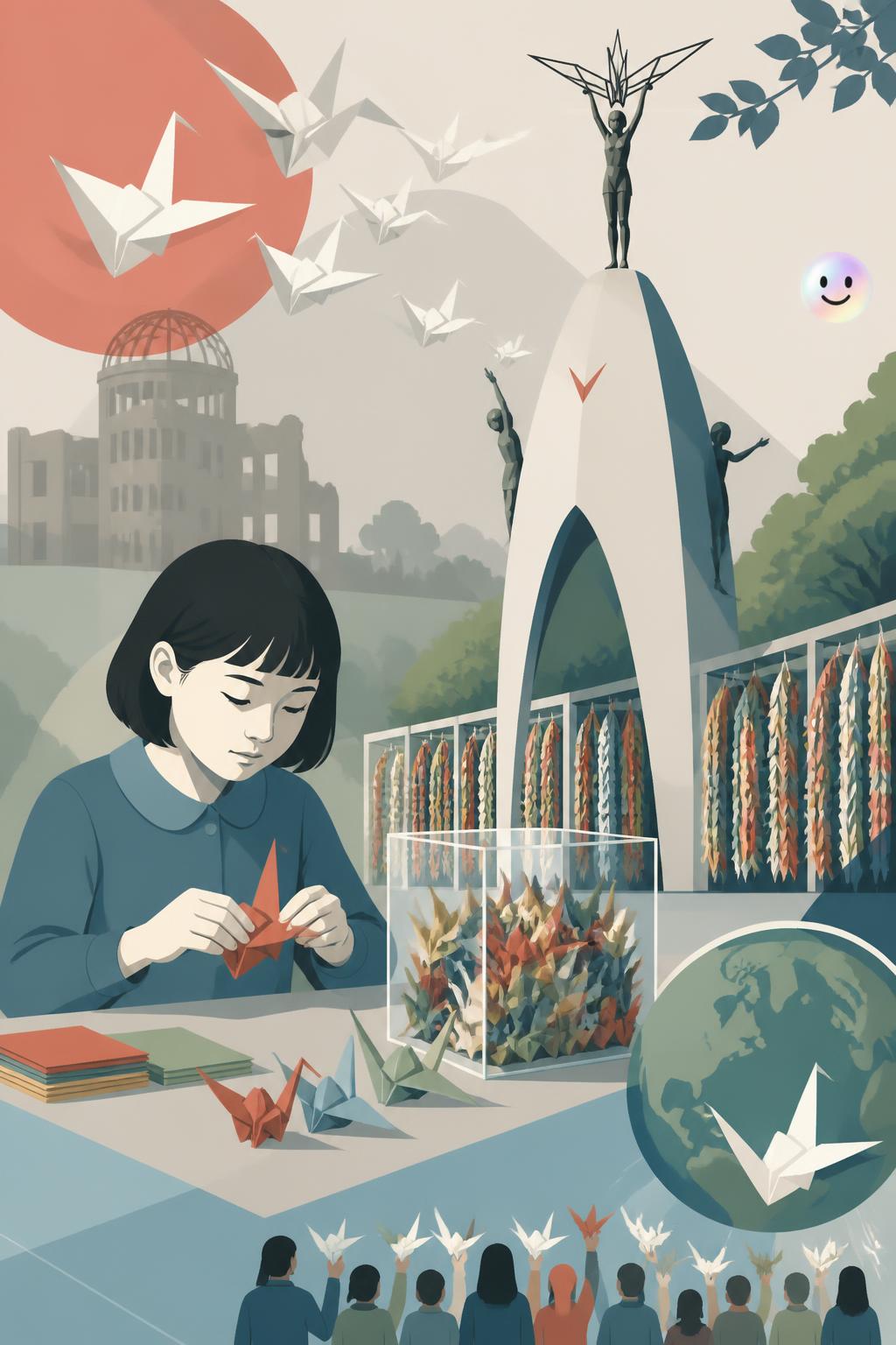 El misterio de la grulla de papel japonesa