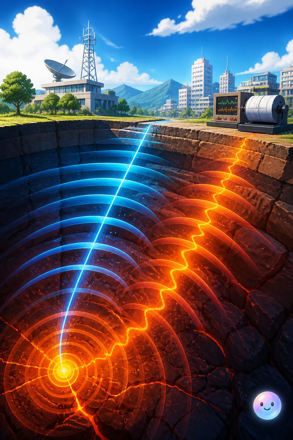 La velocidad de las ondas sísmicas