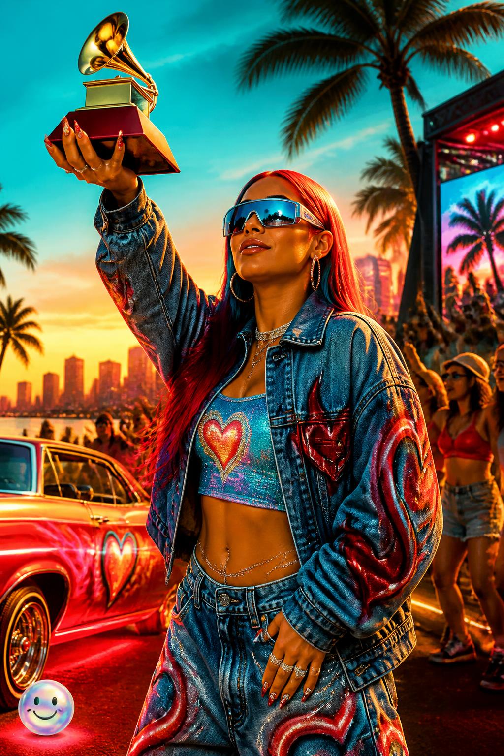 Winning her first major Latin Grammy