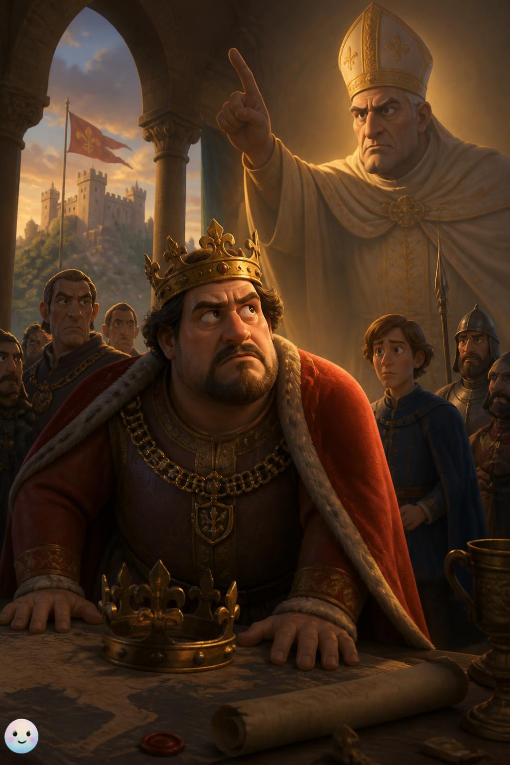 King John and his conflict with Rome