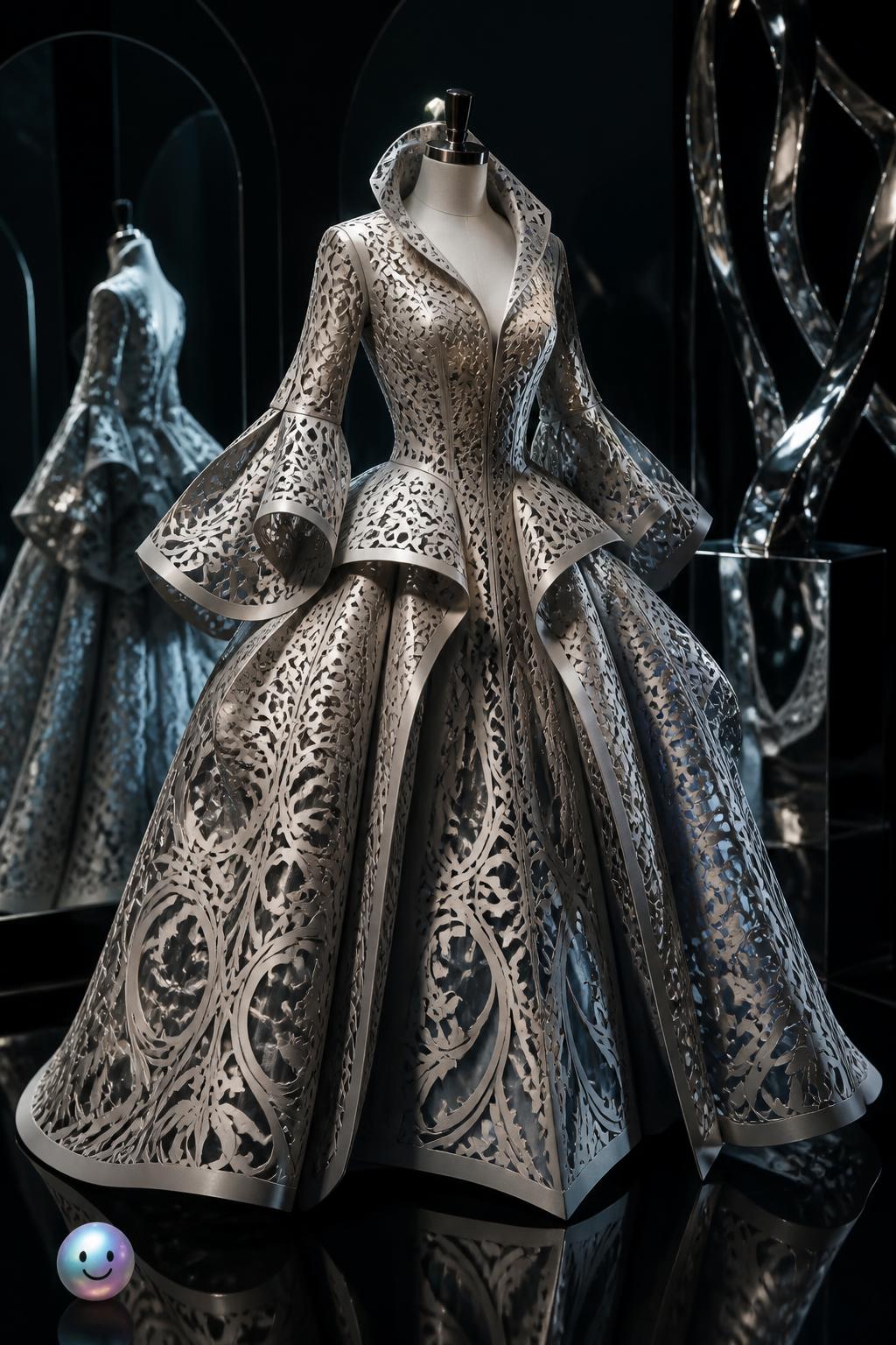 Parisian laser-cut neoprene