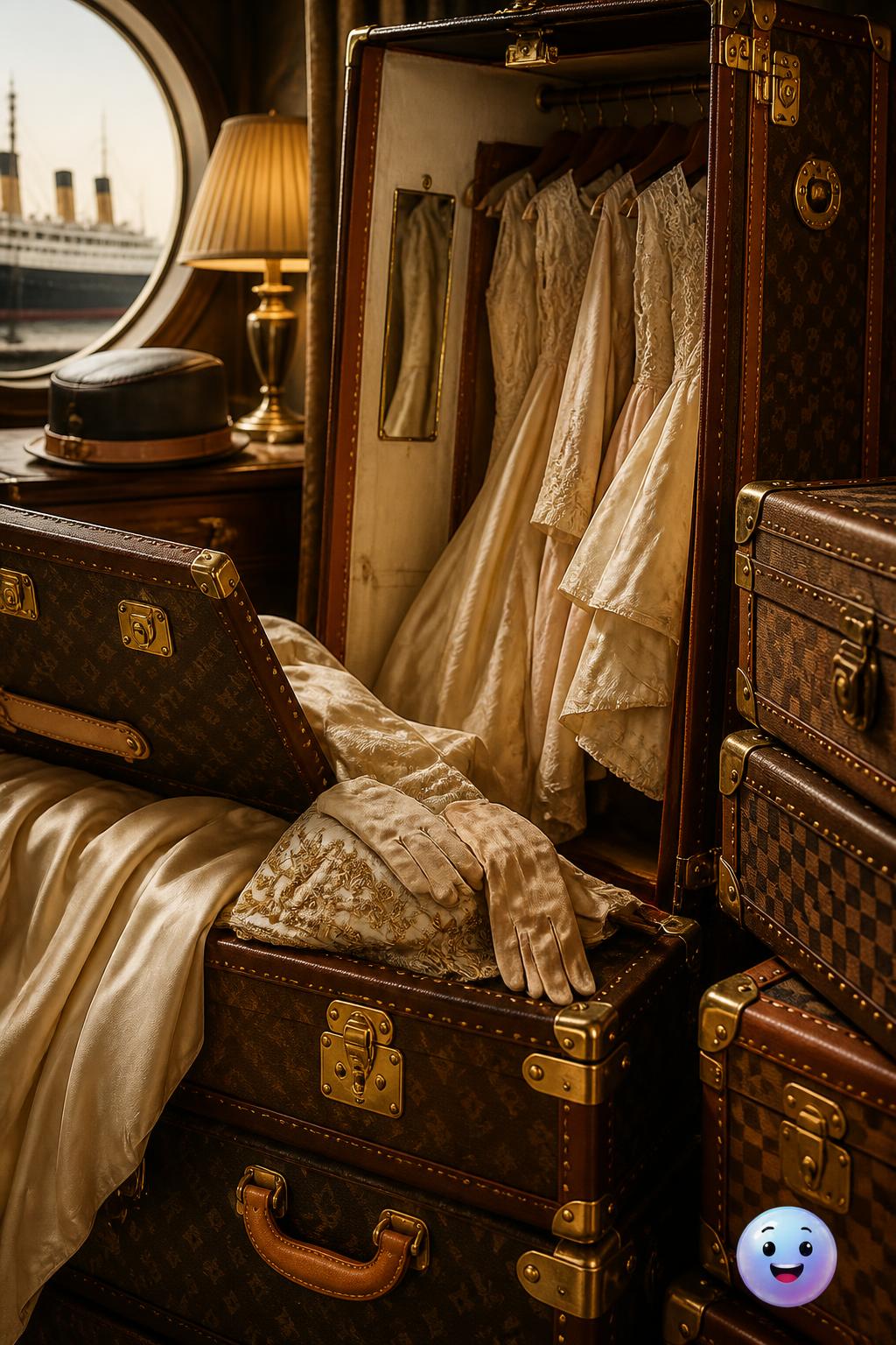 Packing dresses for the empress of France