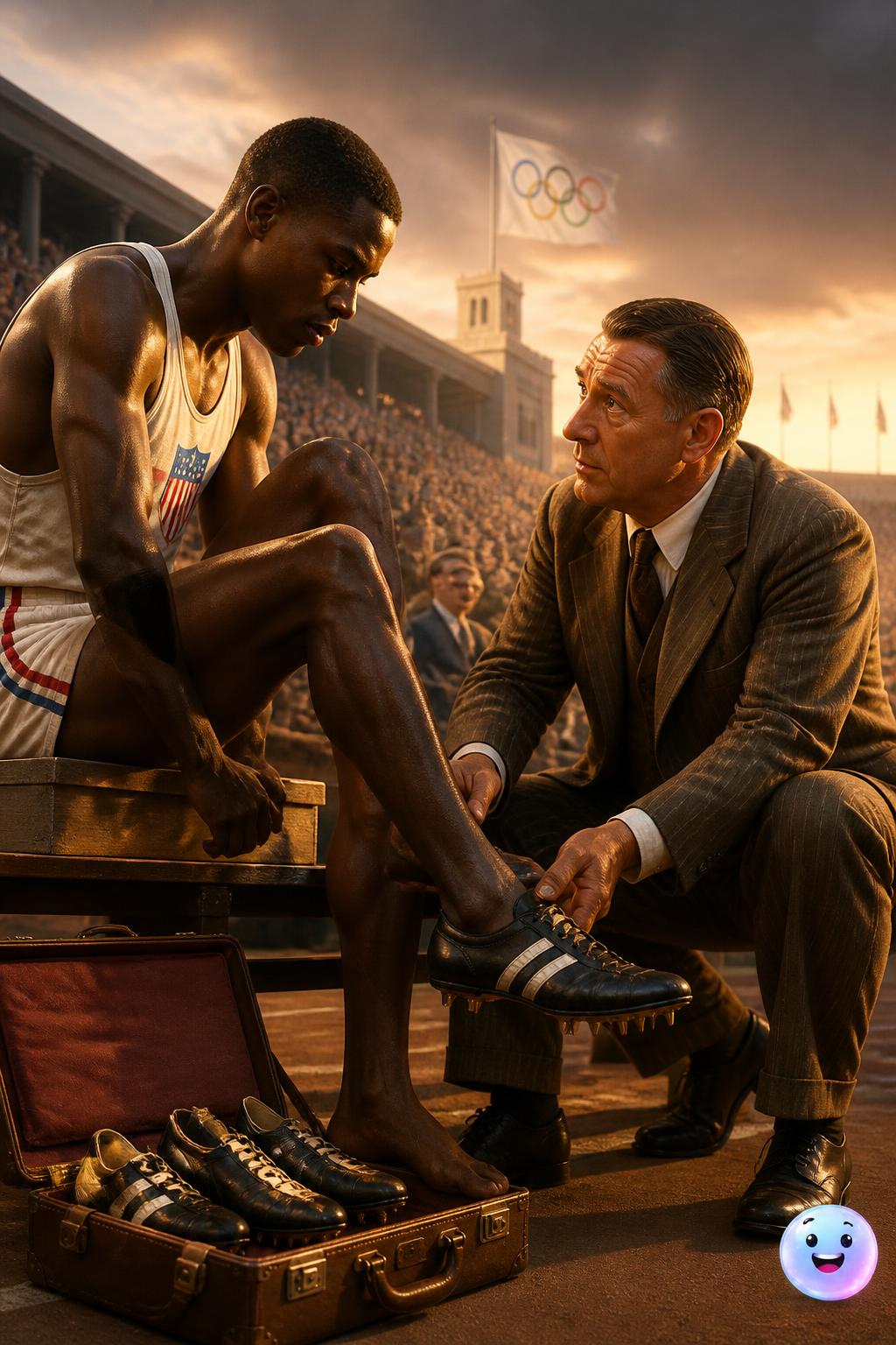 The golden spikes of Jesse Owens