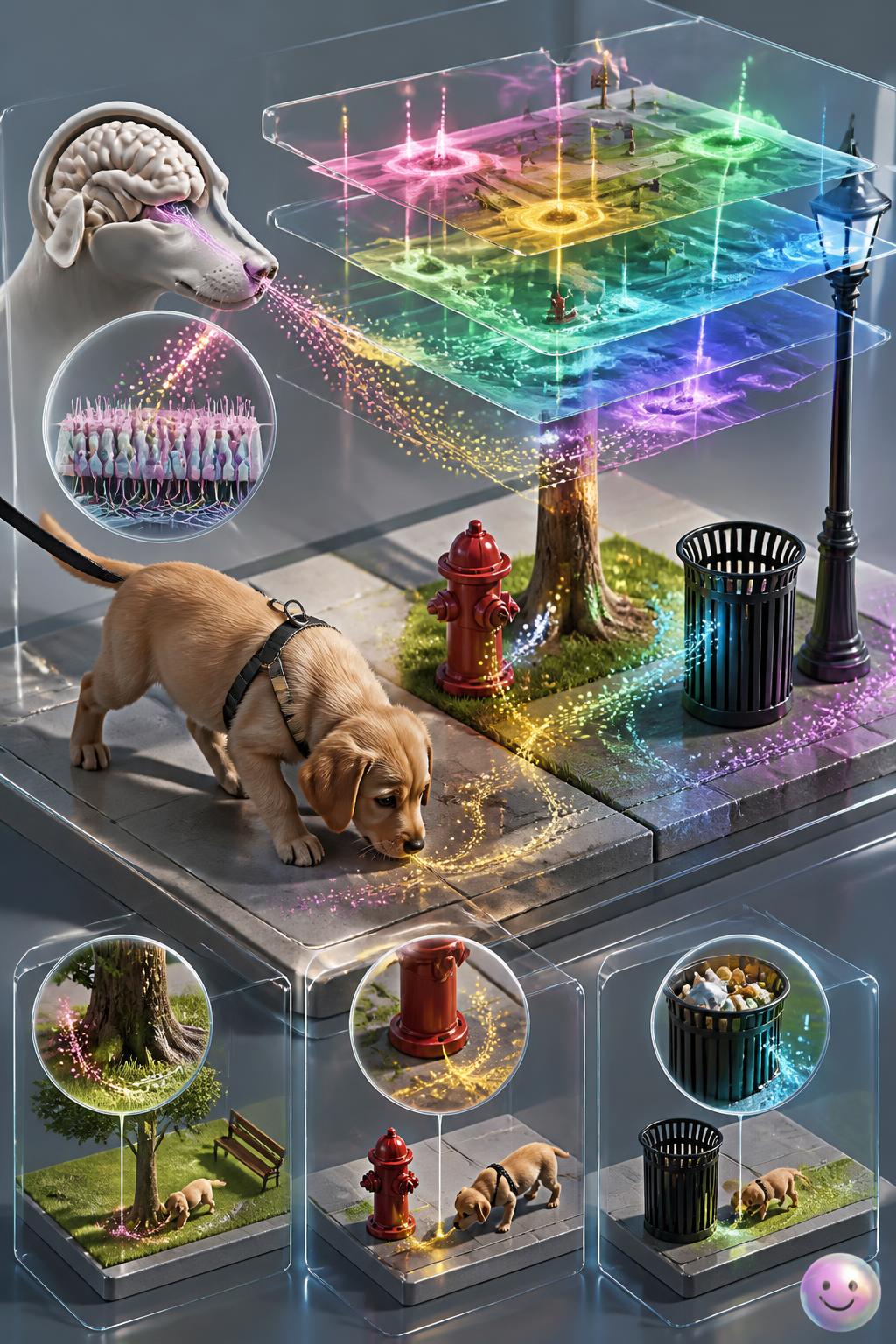 How a puppy maps the world using smell
