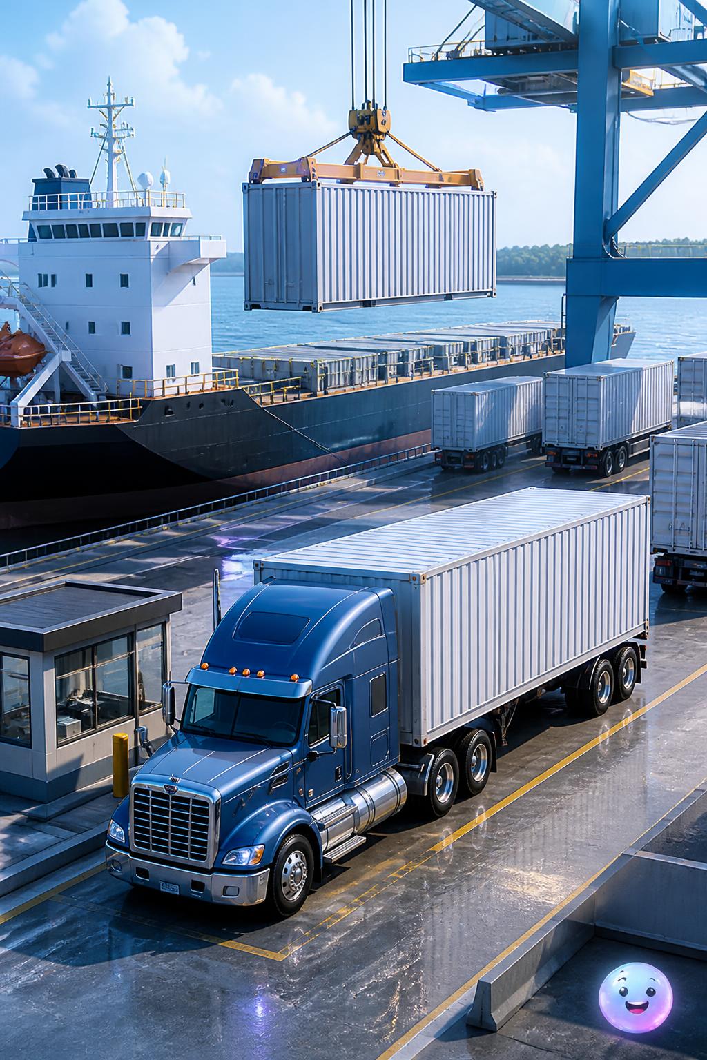 A trucker waiting in New Jersey