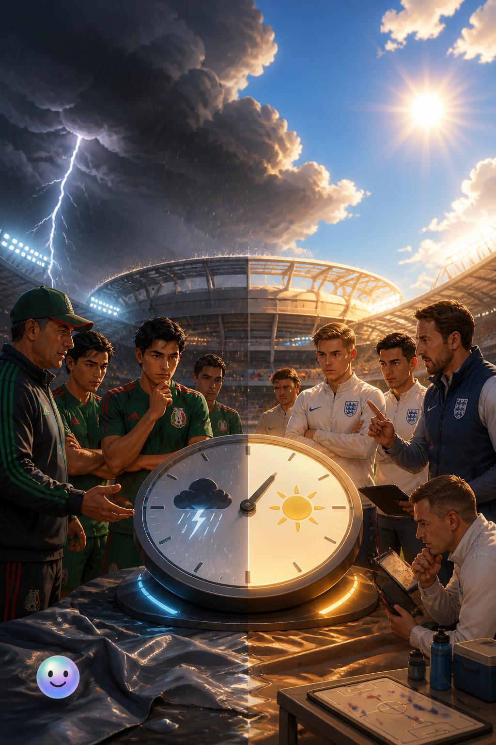 El cambio de hora por tormentas
