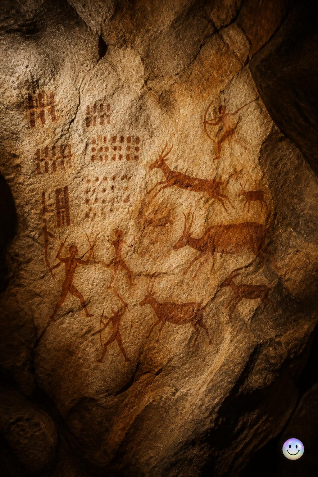 Pintures prehistòriques a la roca de la cova