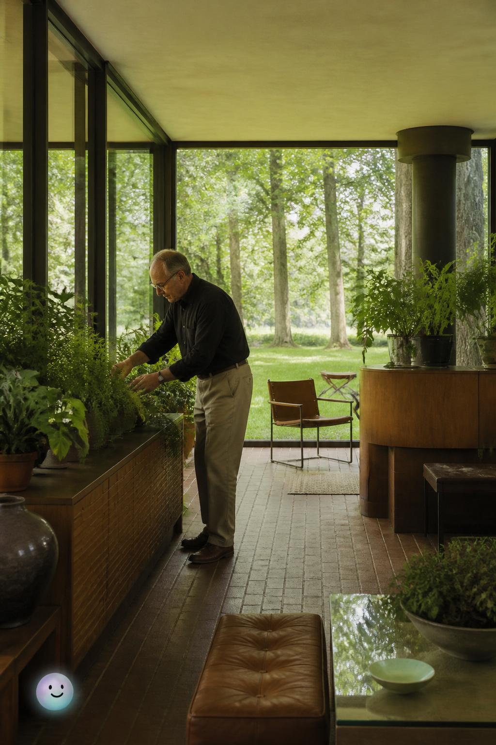 David Whitney's green thumb