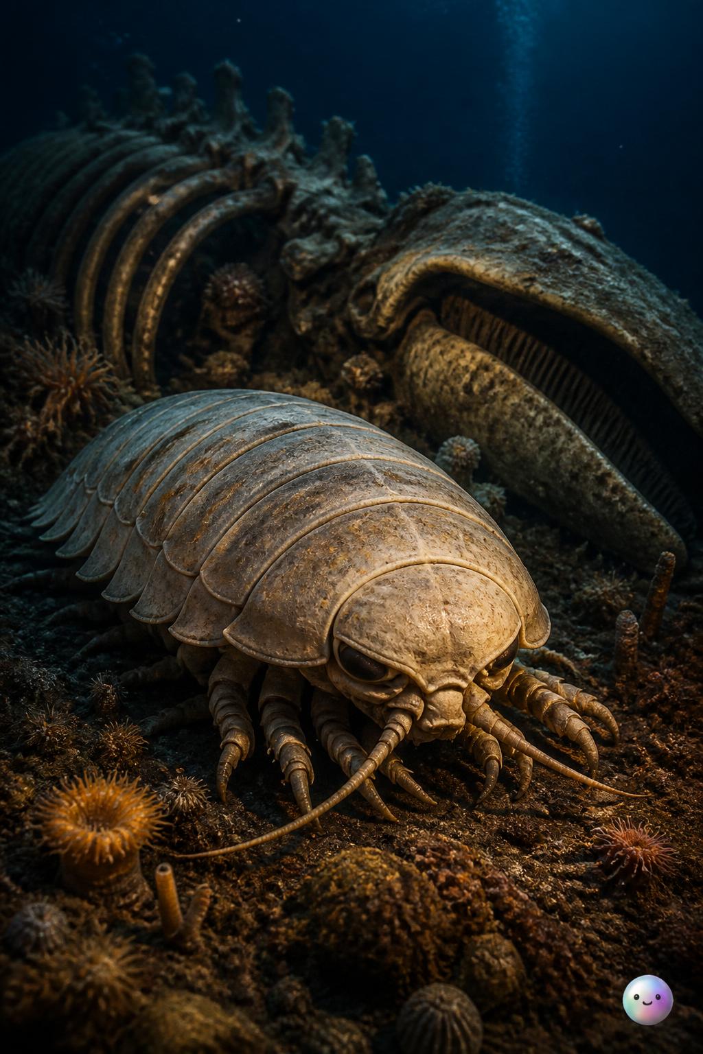 The giant isopod of the ocean floor