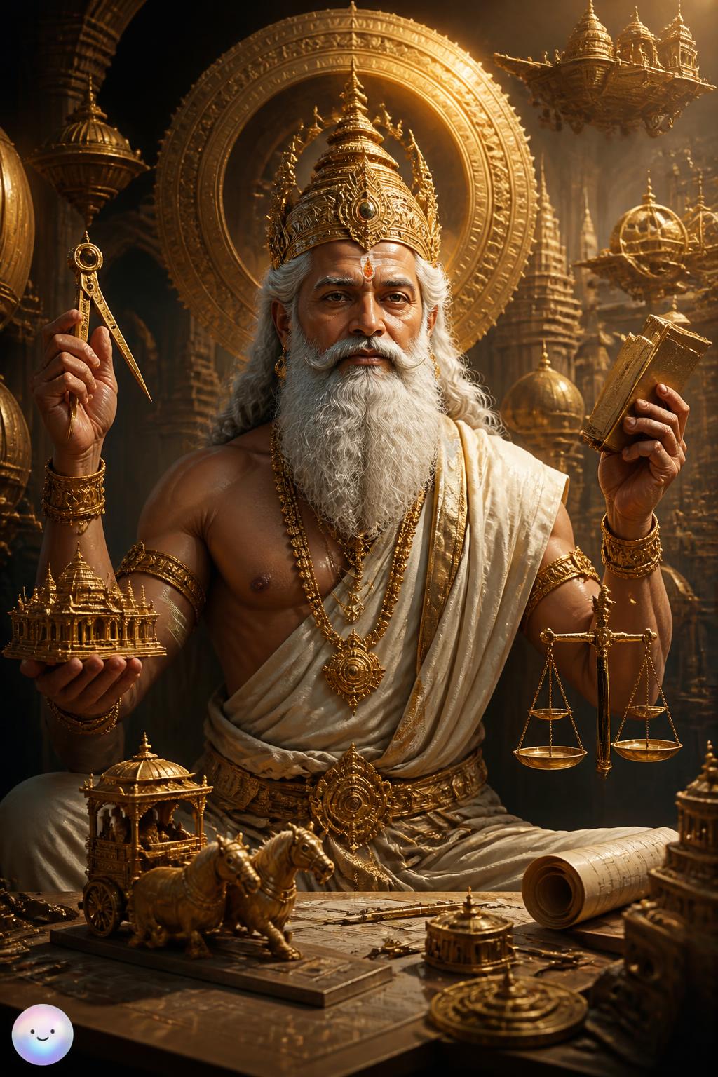 The Hindu architect of the universe