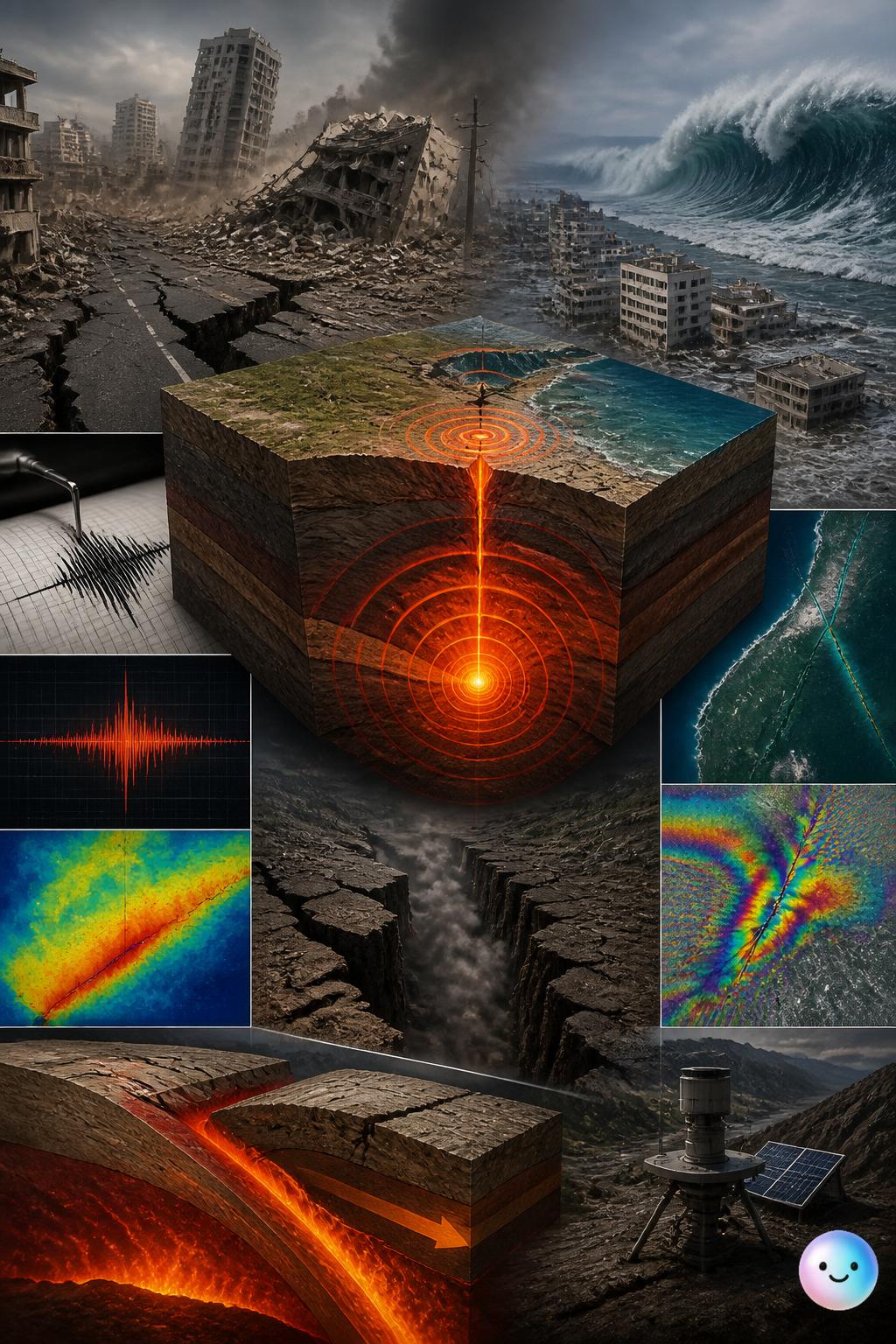 El hipocentro y el epicentro de un sismo