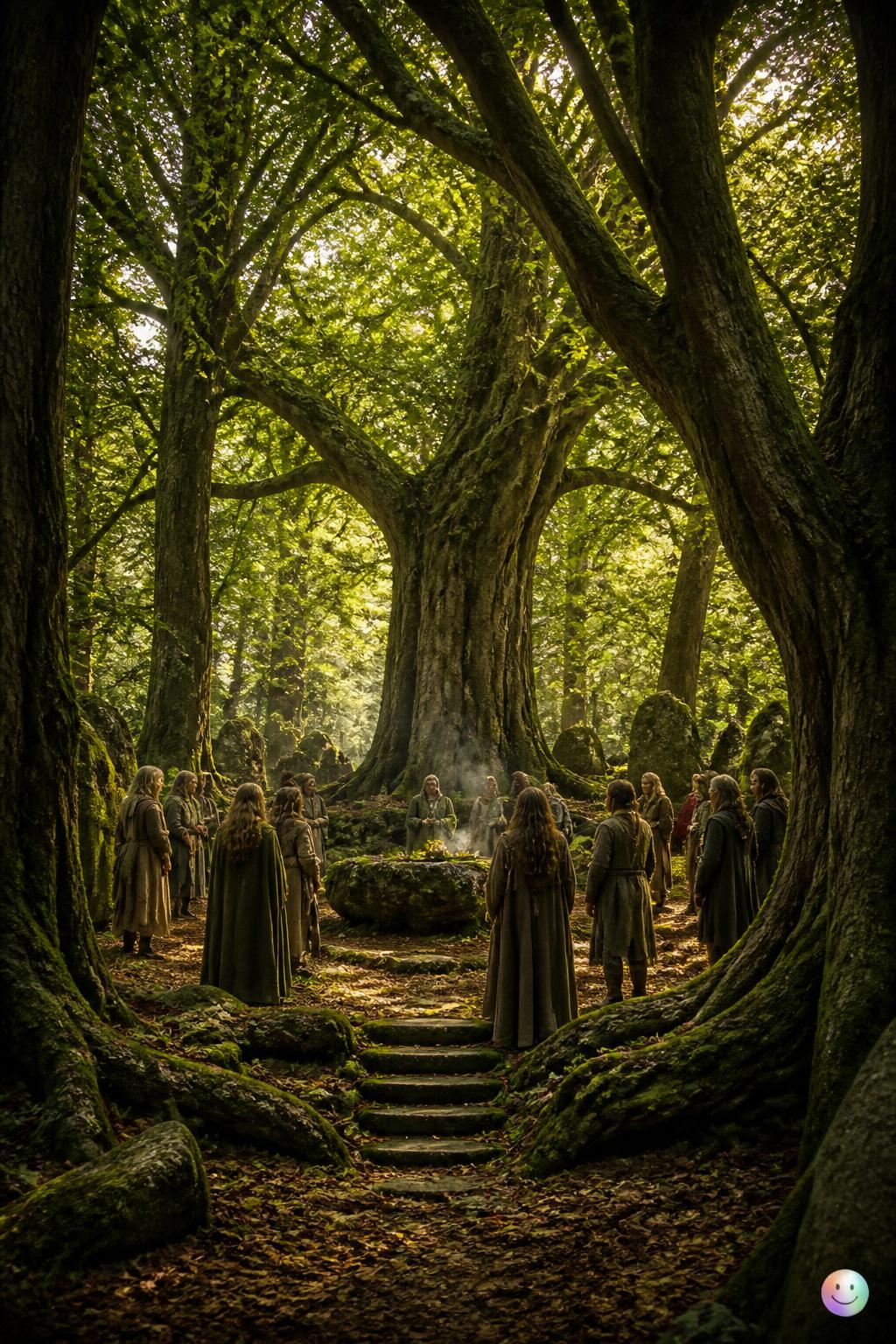 Temples made of living trees