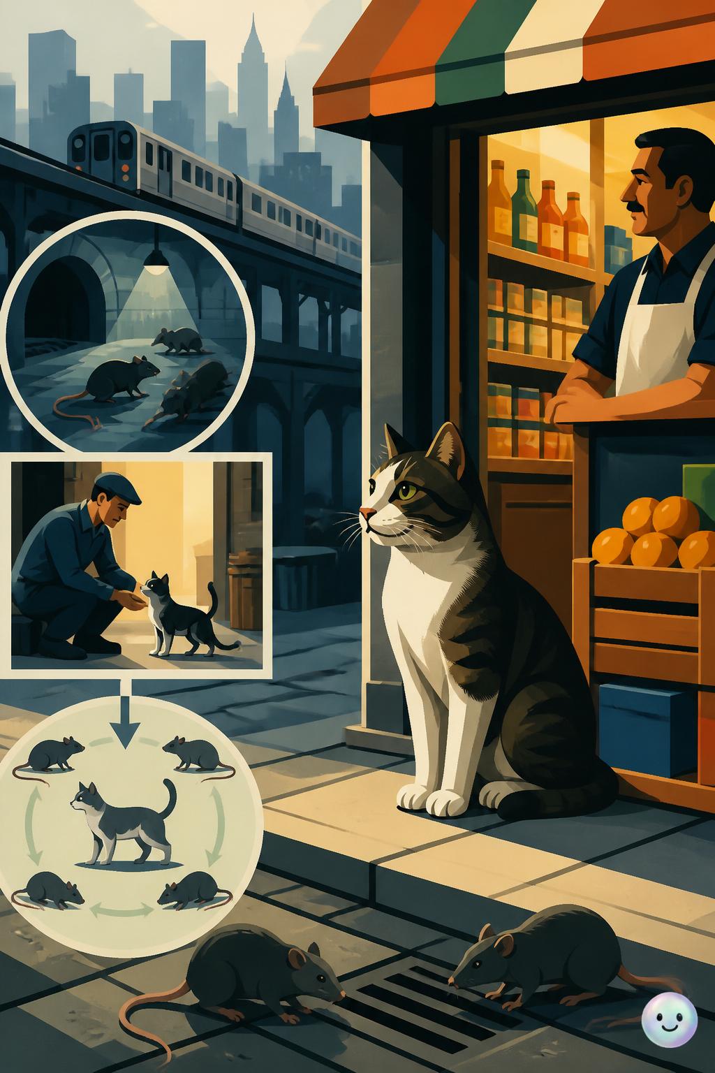 The arrival of the working cats