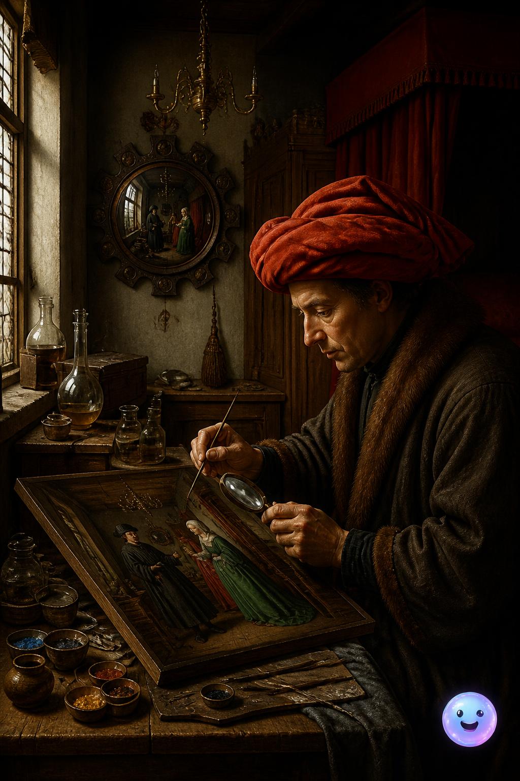 The microscopic magic of Jan van Eyck