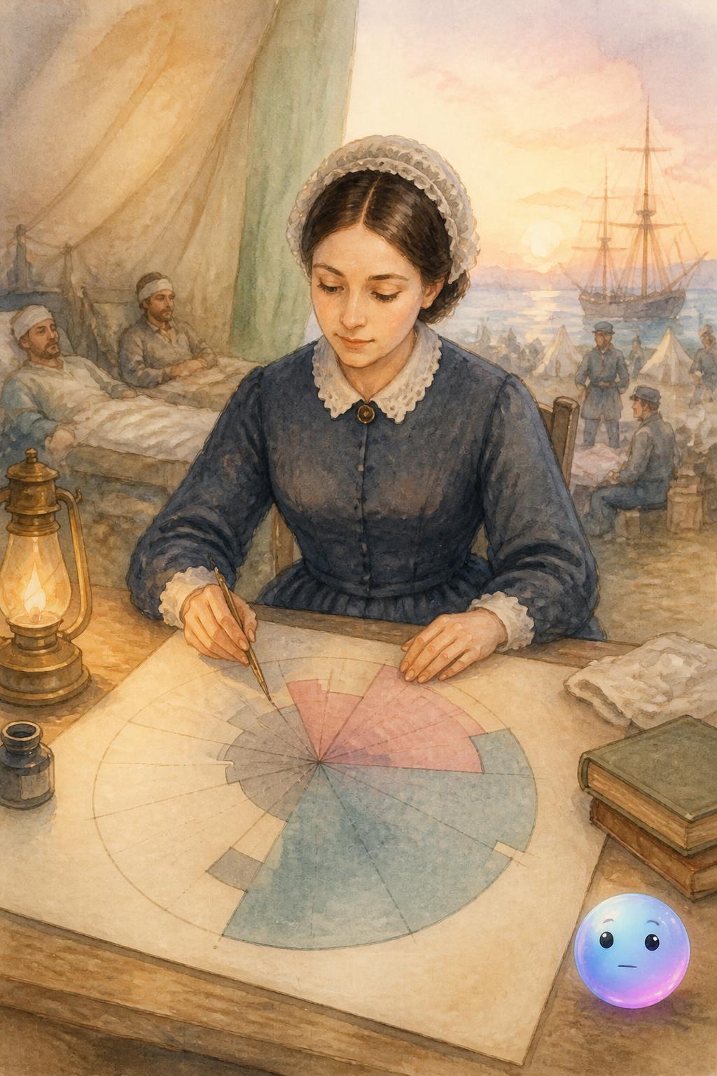 O gráfico de rosa de Florence Nightingale