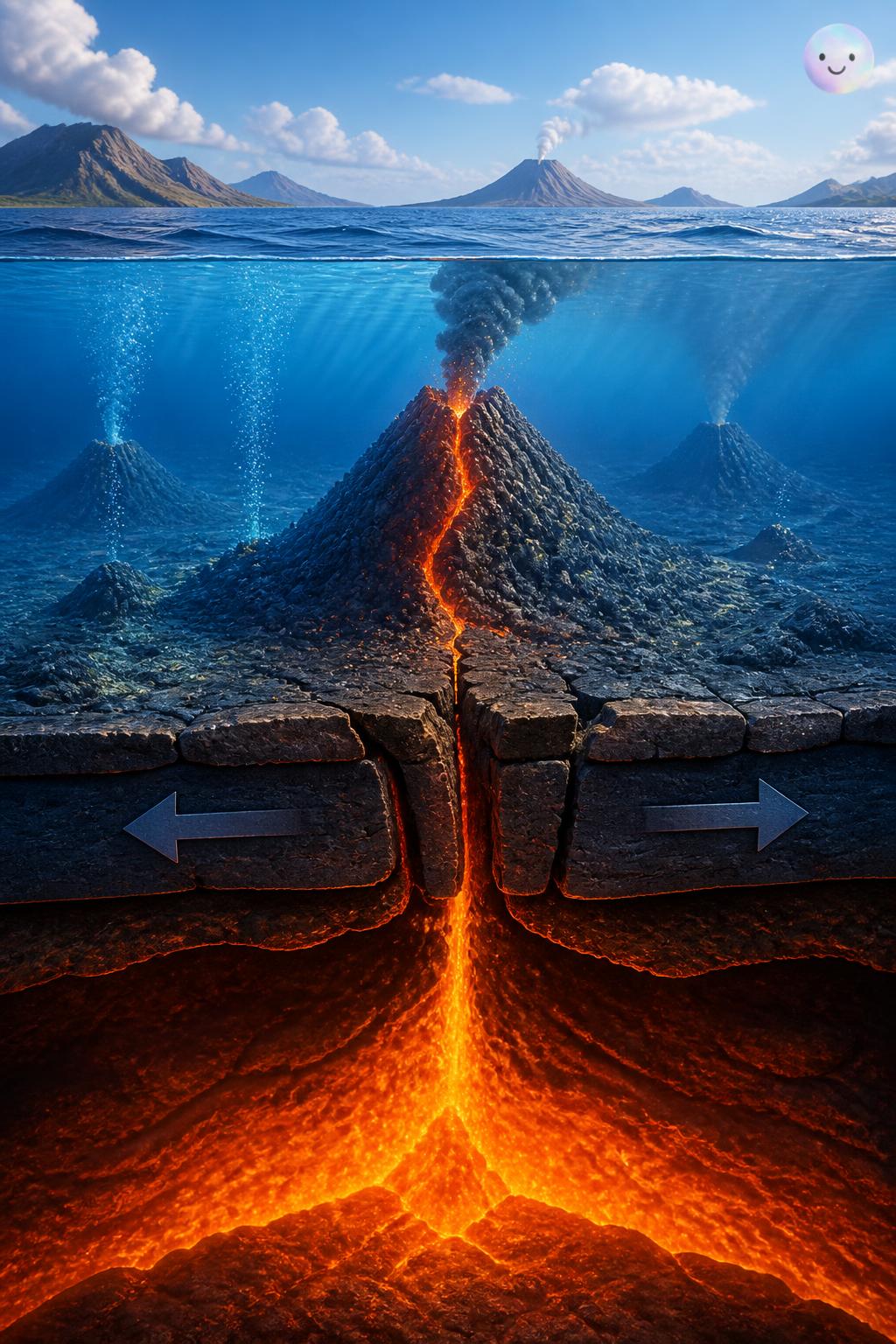 Cómo nace un volcán submarino