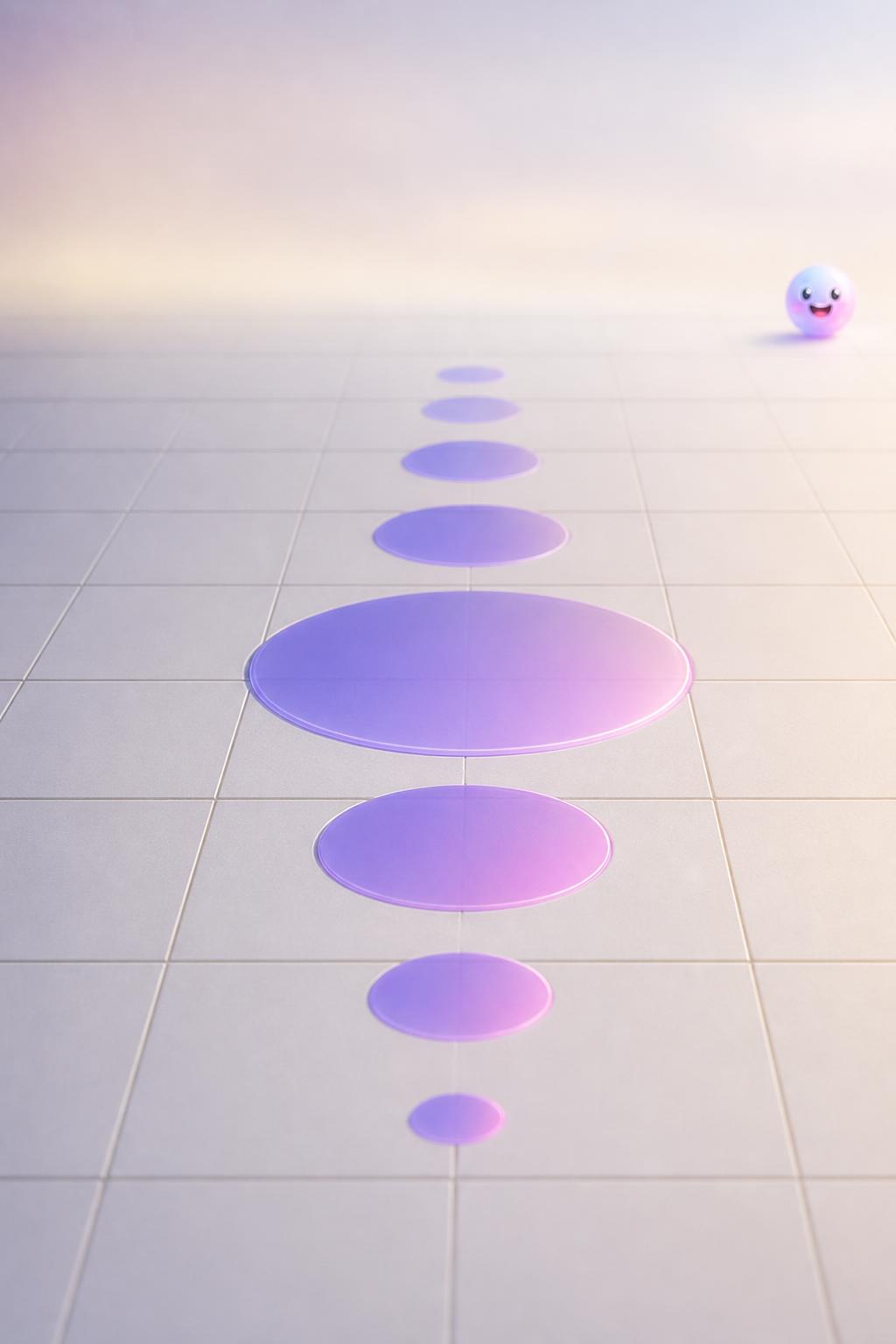 The flat world of squares and circles