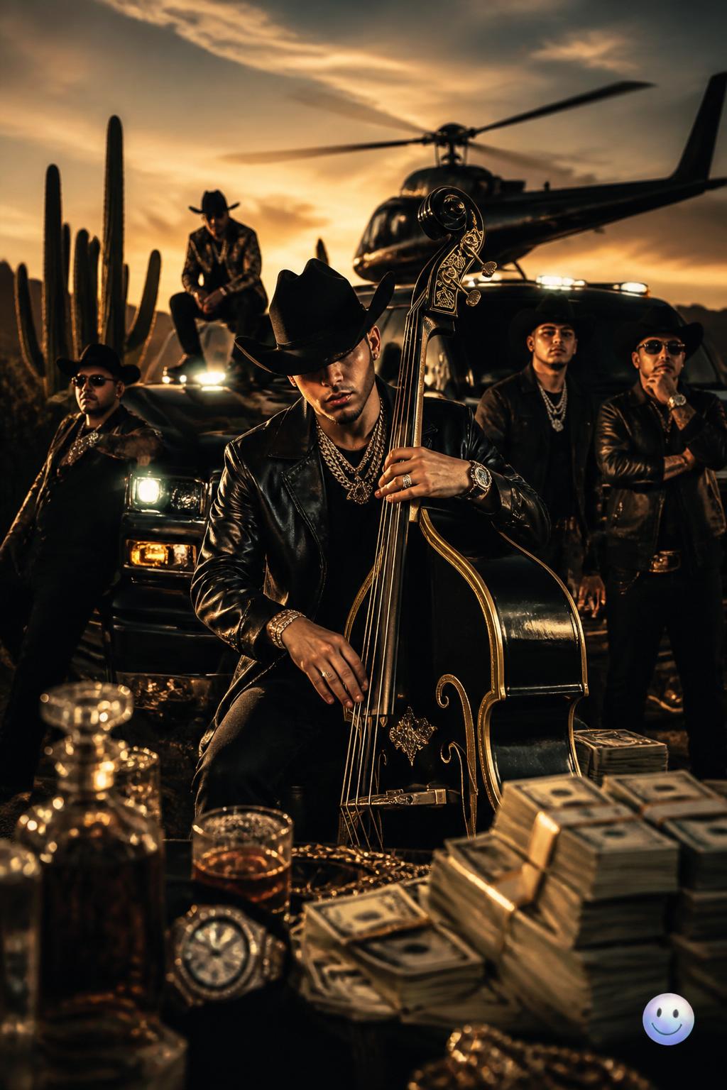 The tololoche bass keeping the heartbeat
