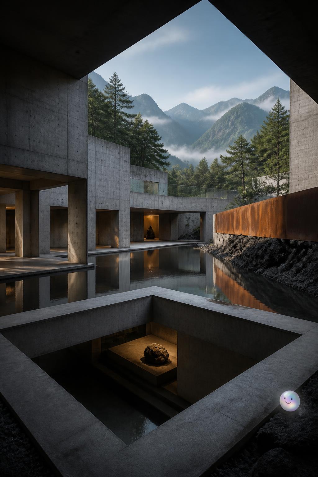 Museum SAN in the Korean mountains