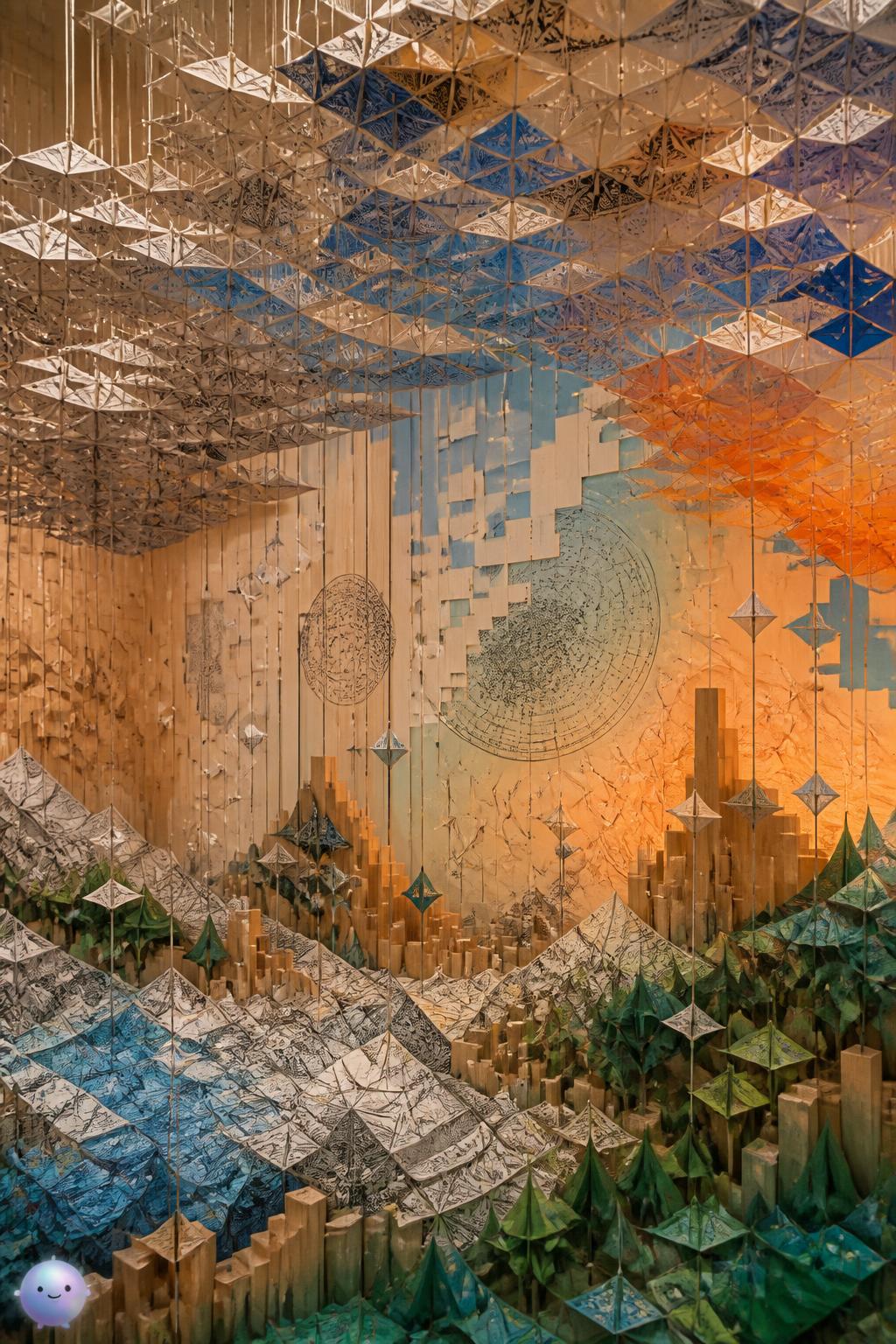 Merging painting with sculpture
