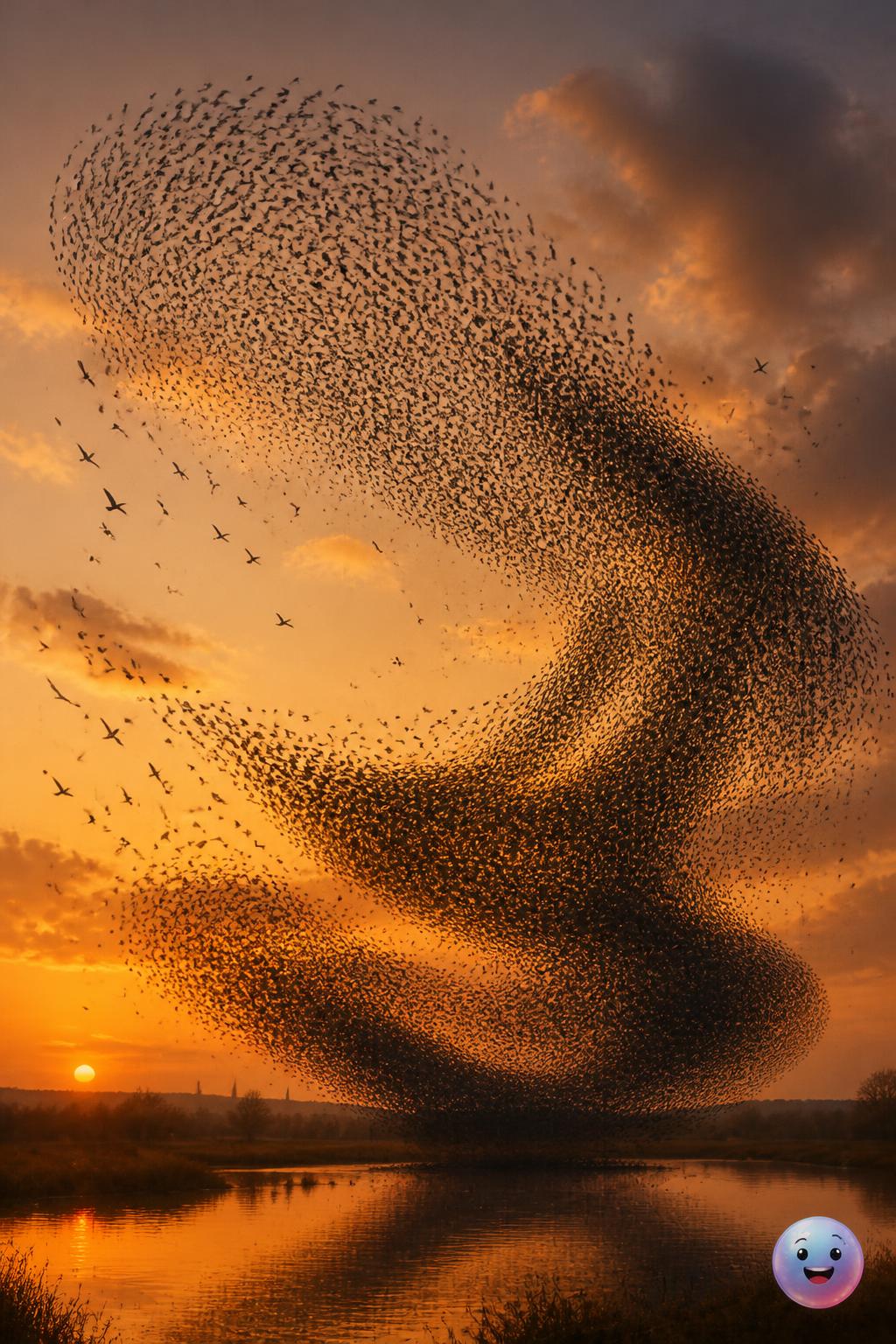Murmurations of starlings