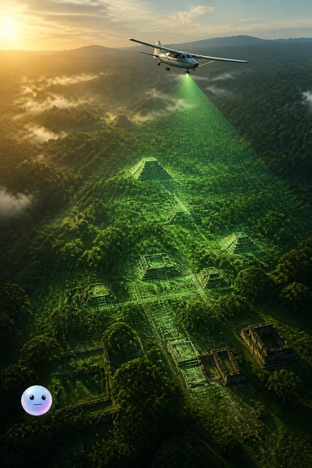 Spotting ruins from the sky