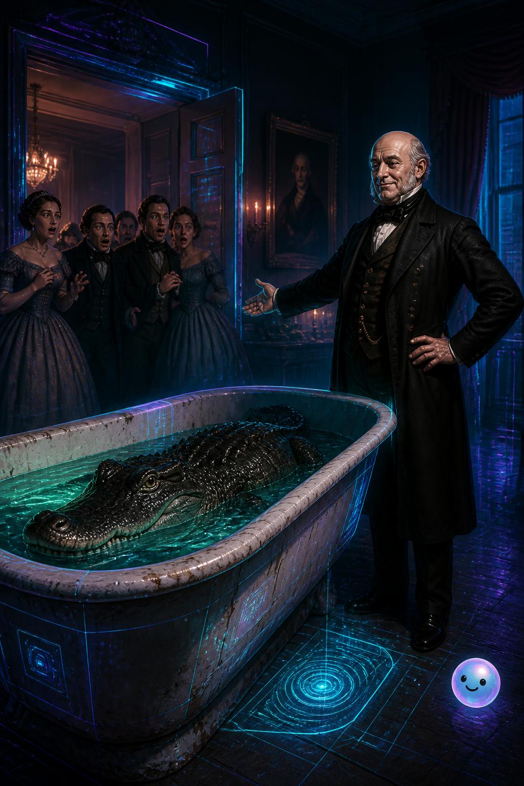 John Quincy Adams's legendary bathtub alligator
