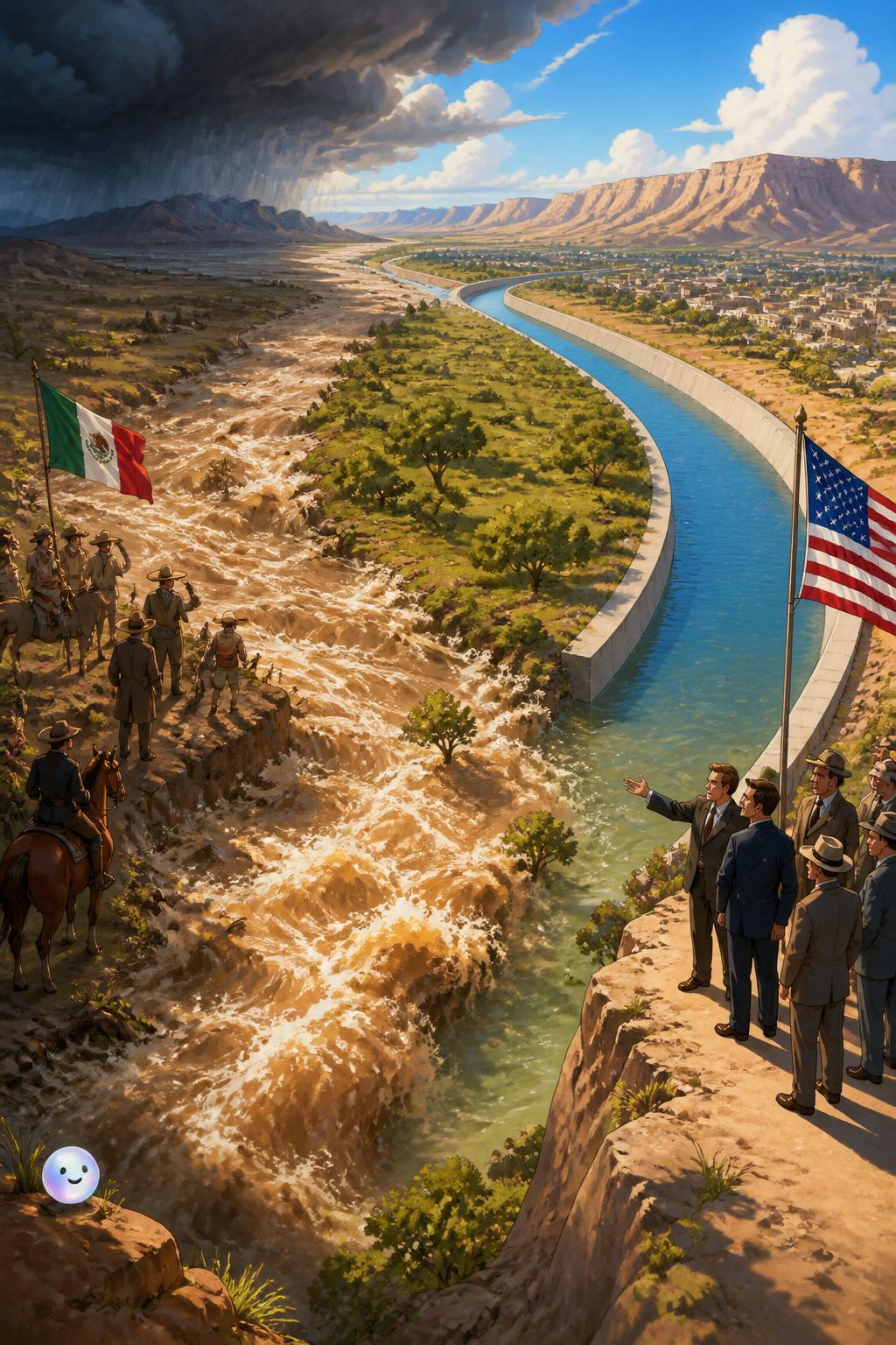 The shifting river that stole land