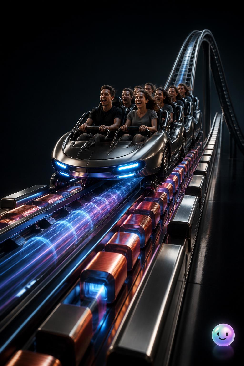 How coasters launch without a hill