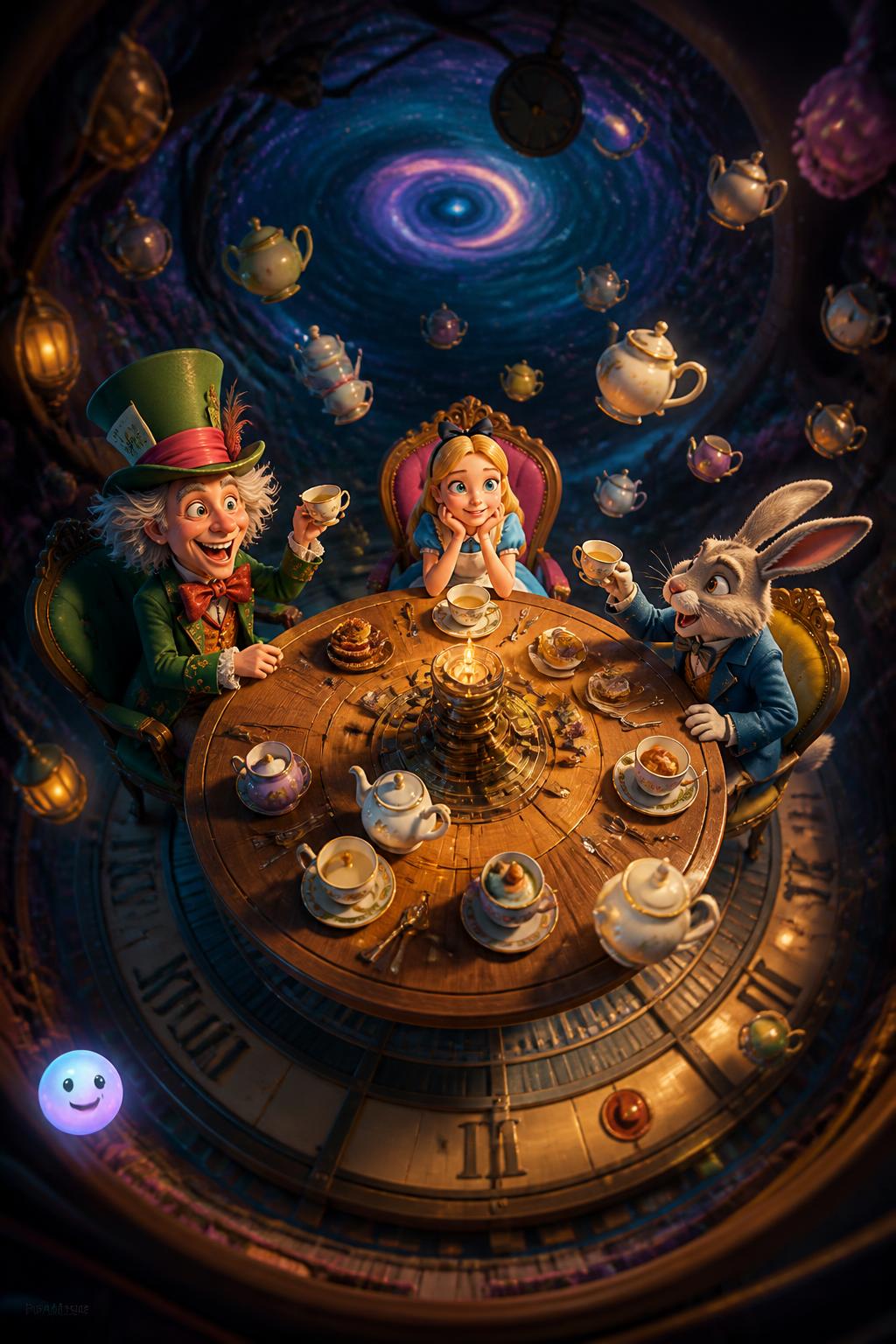 The Mad Hatter's timeless tea party