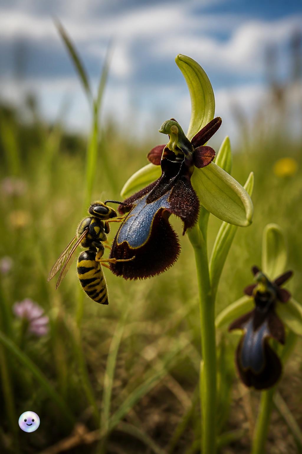 The fly orchid's glistening deception