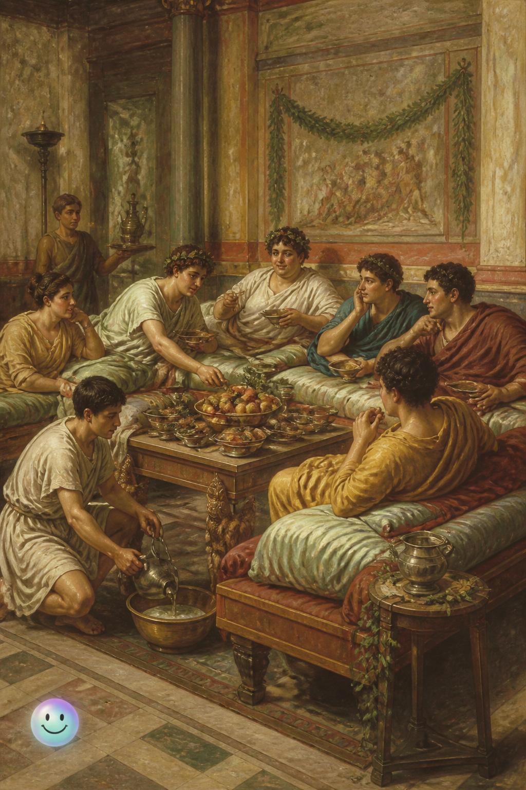 How Romans actually dined
