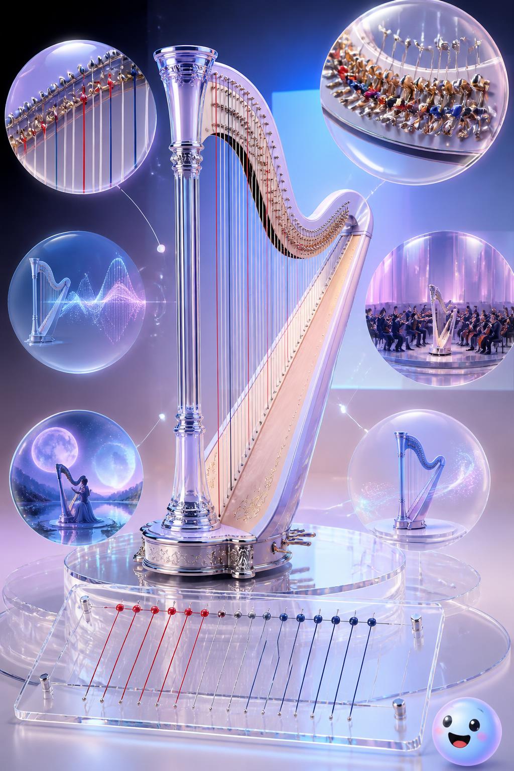 The secret code of red and blue strings