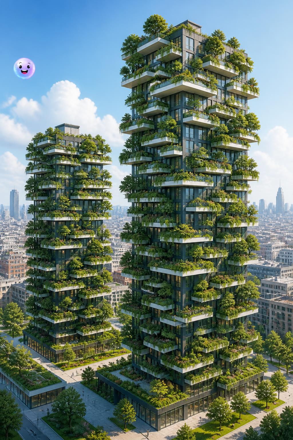 Milan's vertical forest in the sky