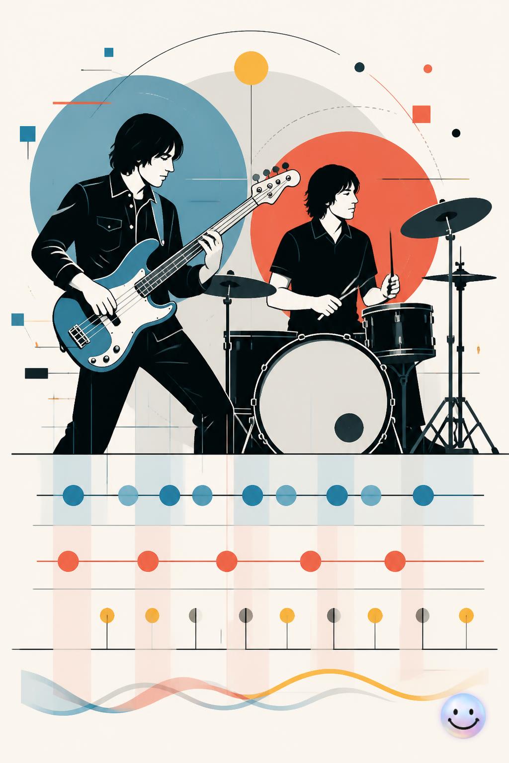 The metronomic rhythm section of Nikolai and Fabrizio