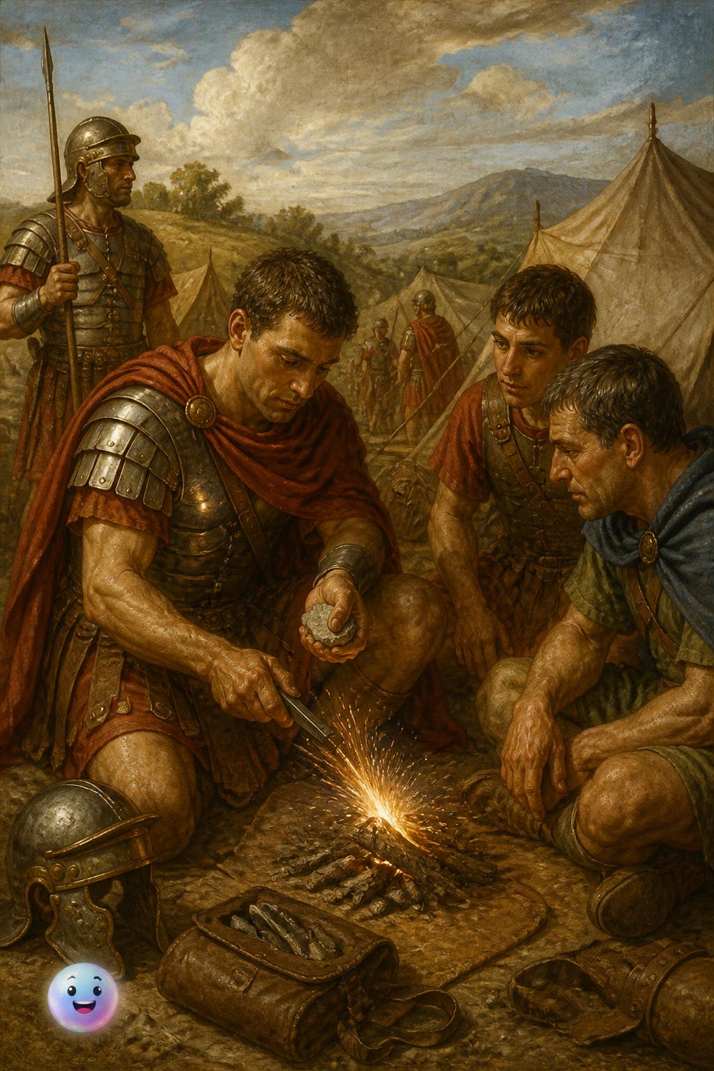 How Roman steel met flint
