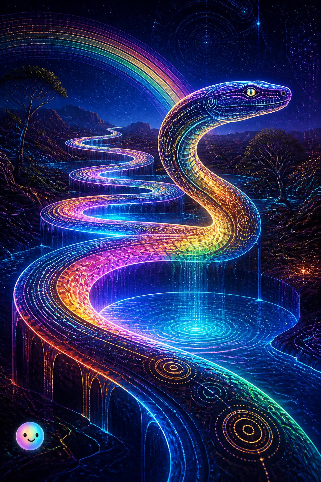 The rainbow serpent of Australia