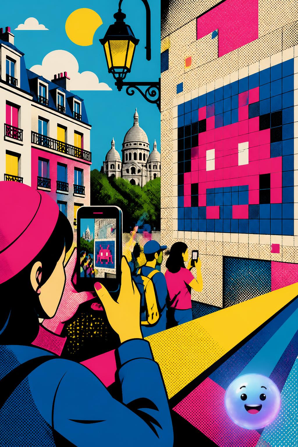 L'application Flashinvaders et la chasse au trésor