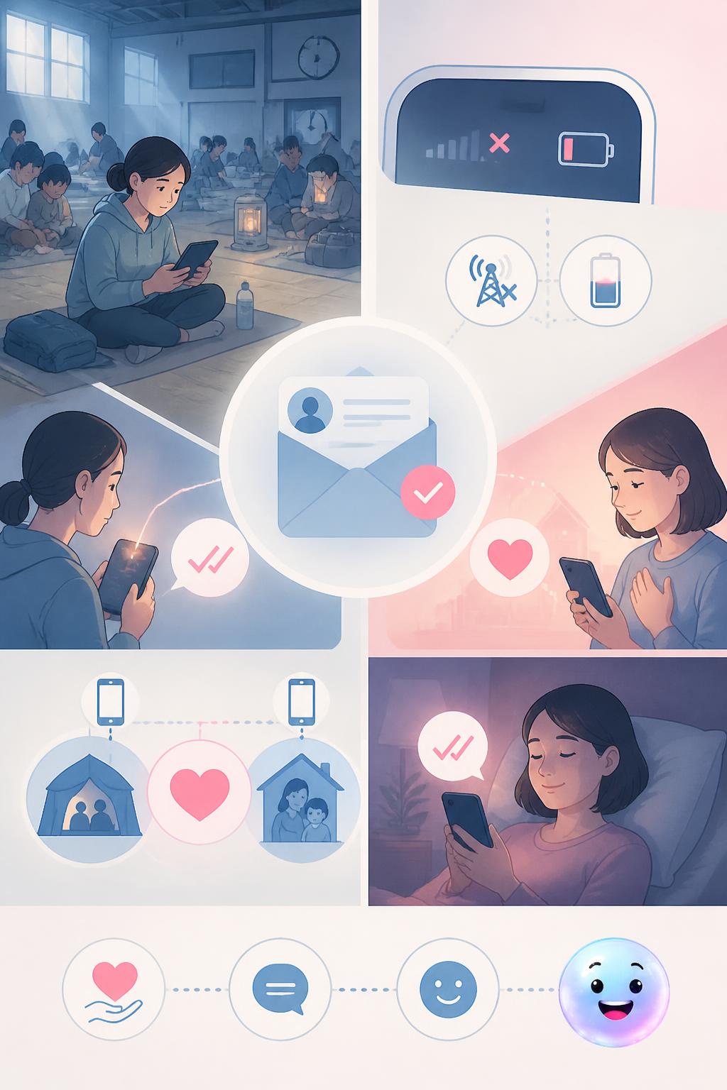 安否を伝える既読の優しさ