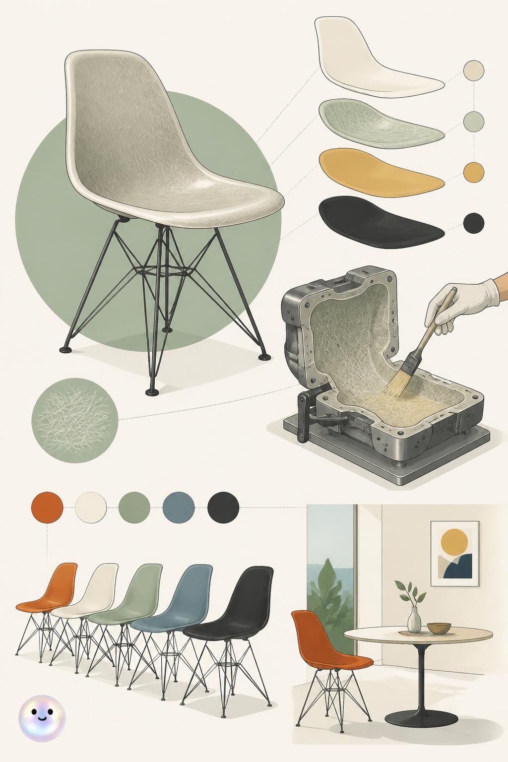 Plastic chairs for the masses