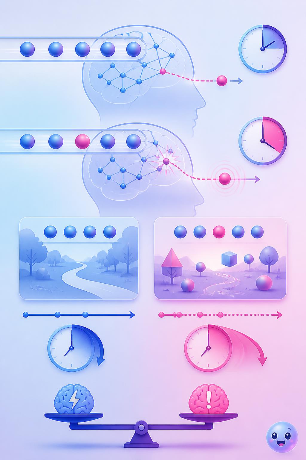 How prediction errors stretch moments