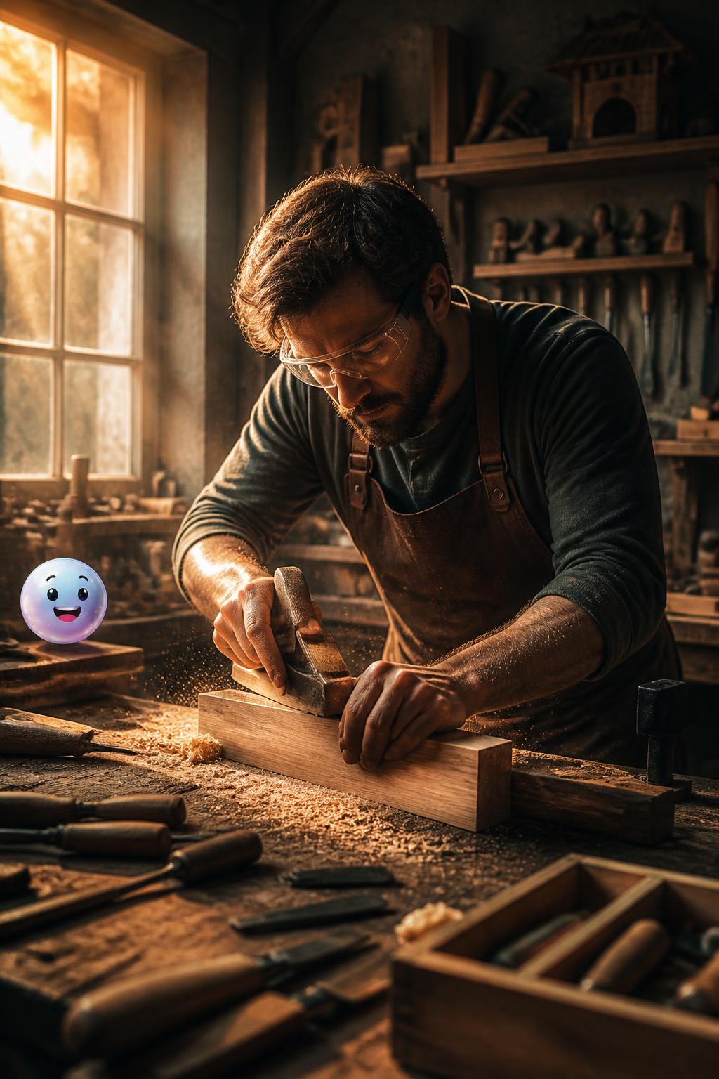 Por qué trabajar la madera calma tu cerebro estresado