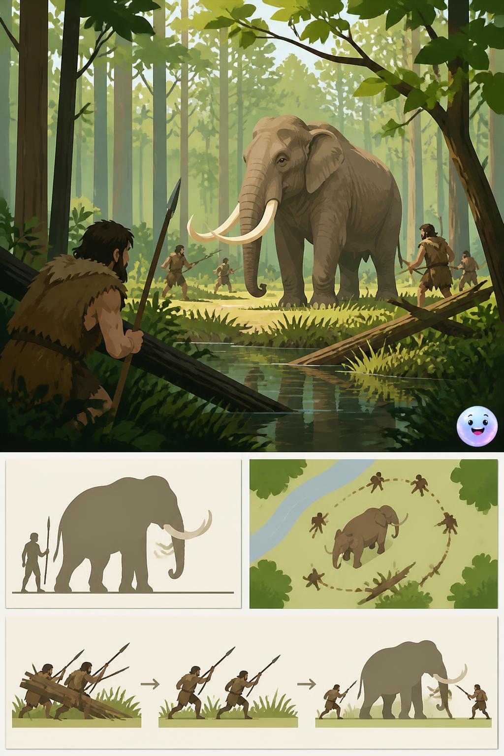 Straight-tusked giants