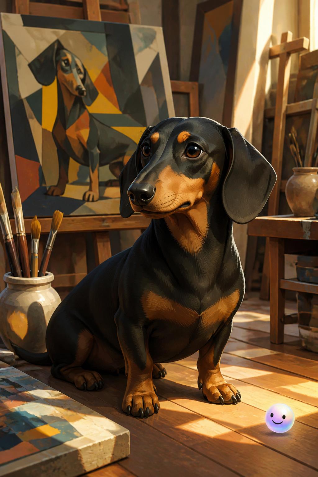 Lump, el perro salchicha que inspiró a Picasso