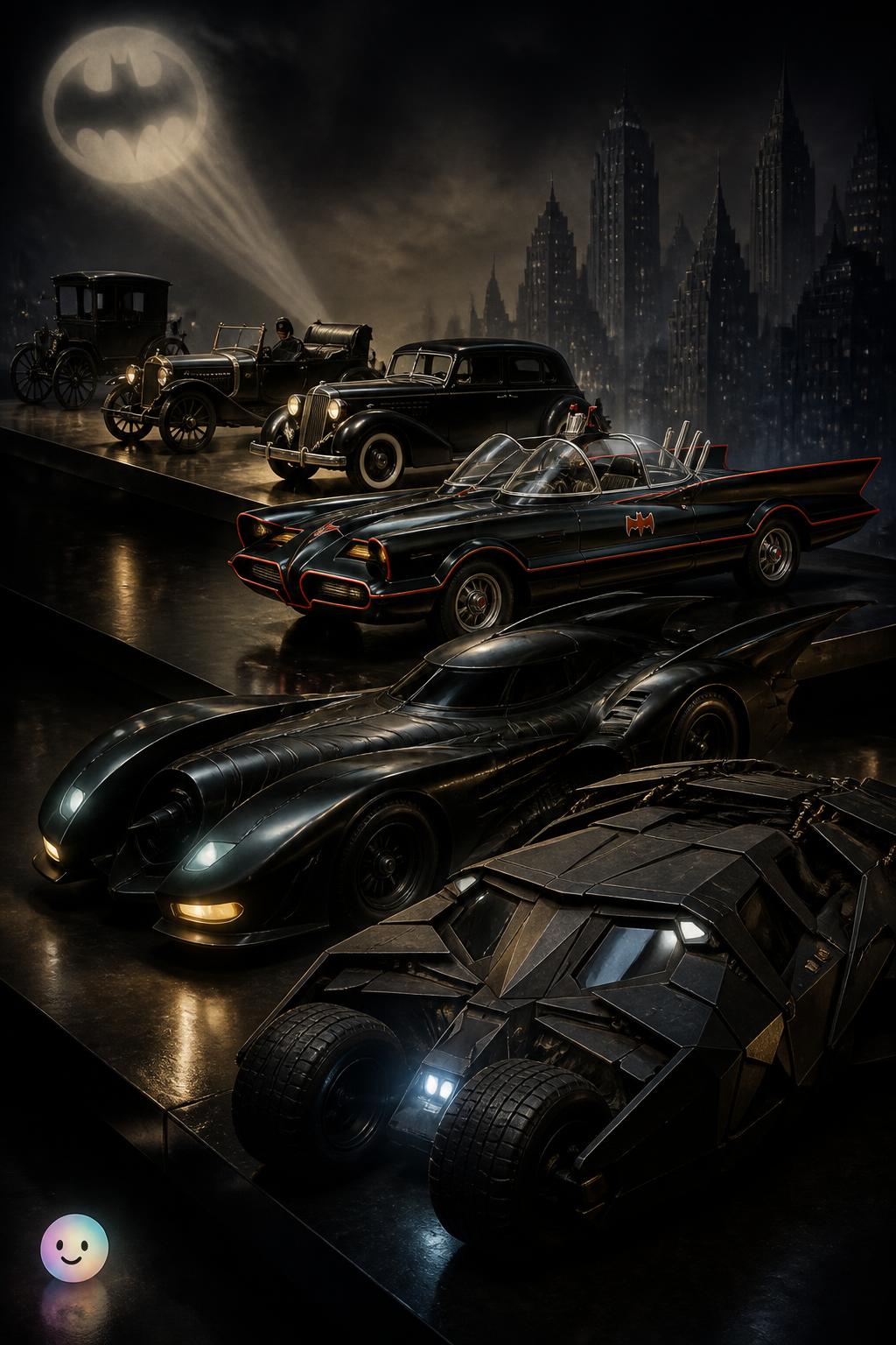 The evolution of the Batmobile