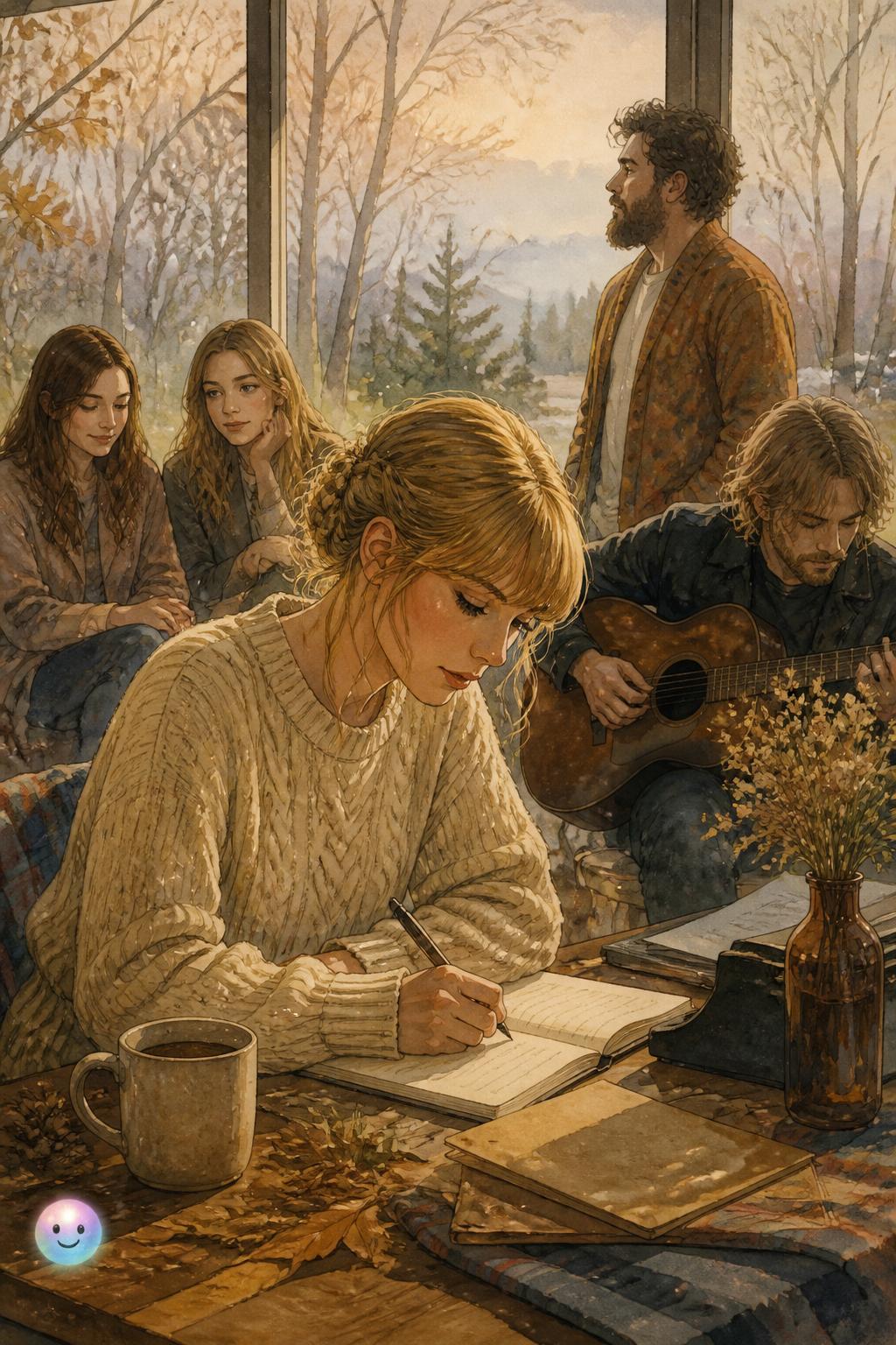 The sister album Evermore arrives