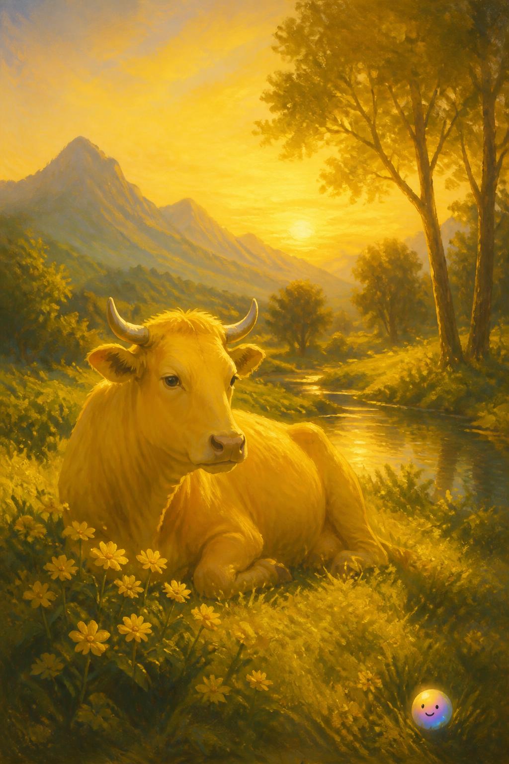 The gentle warmth of yellow